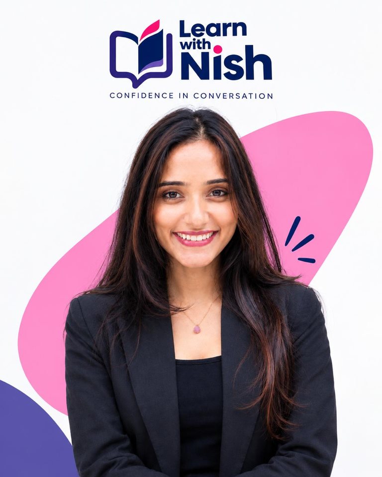 Nish, founder and English educator at Learn with Nish